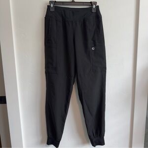 WonderWink Spread Good Cheer Scrubs Joggers Pants Black S